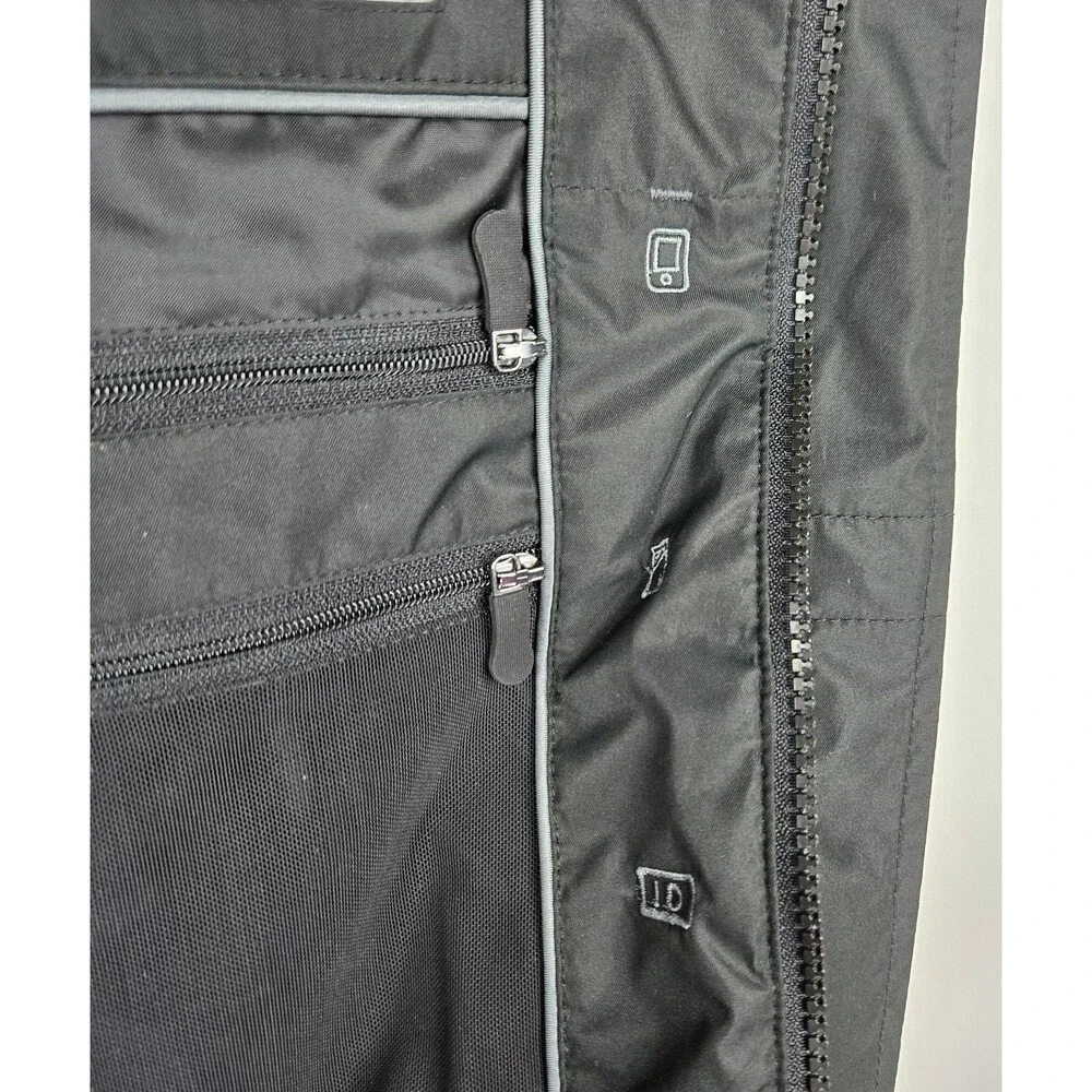 Scottevest Men's Size XXL Black Jacket Coat TEC Removable Hood Sleeves GUC